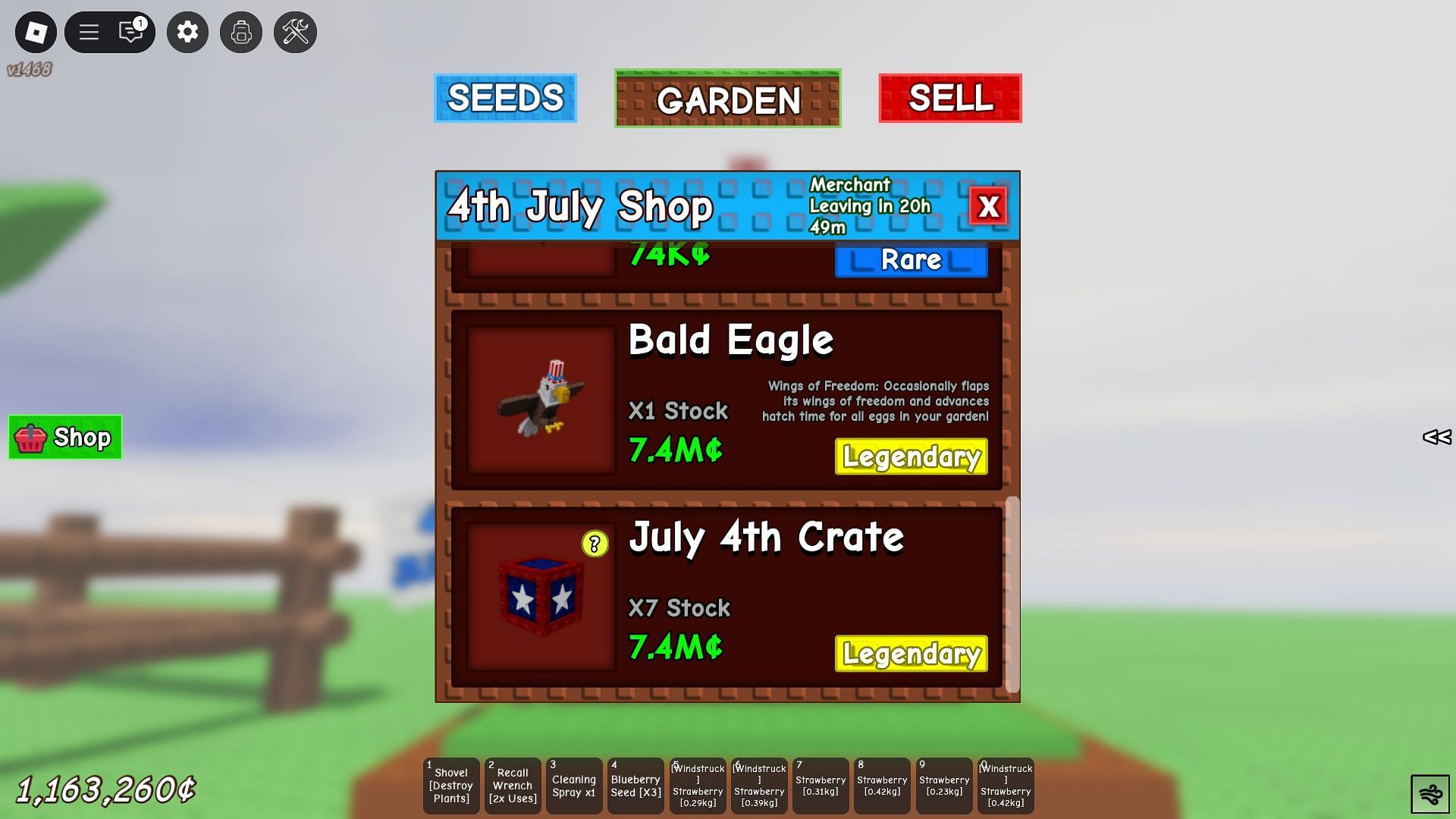 The Bald Eagle (Image via Roblox)